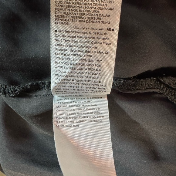 Old Navy Satin Boyfriend Button Down Shirt Black Size XXL - Picture 8 of 10